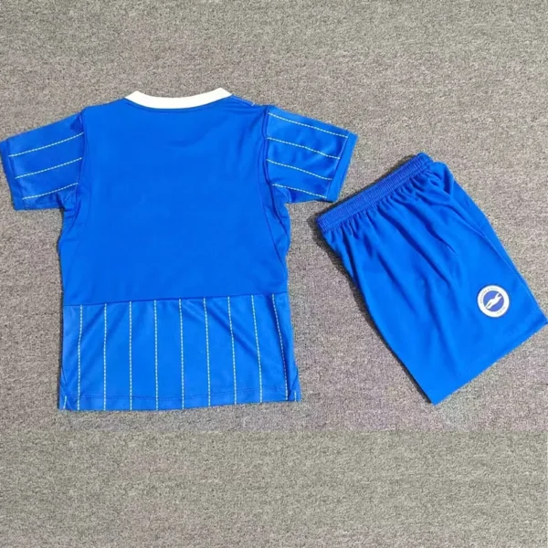 Brighton 2026/27 Home Kids Kit Fan Version - Back View - KFCool – Football Jerseys & Soccer Kits Store Brighton 2026/27 Home Kids Kit Fan Version - Back View | KFCOOL
