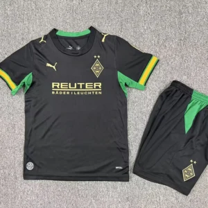Borussia Monchengladbach 2026/27 Away Kids Kit Fan Version - Front View | KFCOOL