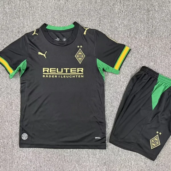 Borussia Monchengladbach 2026/27 Away Kids Kit Fan Version - Front View | KFCOOL