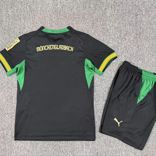 Borussia Monchengladbach 2026/27 Away Kids Kit Fan Version - Back View | KFCOOL