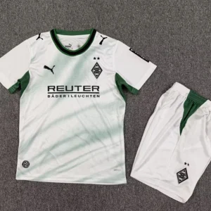 Borussia Monchengladbach 2026/27 Home Kids Kit Fan Version - Front View | KFCOOL