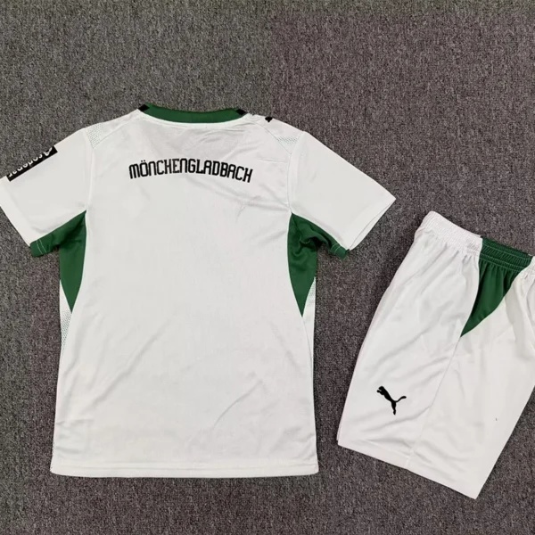 Borussia Monchengladbach 2026/27 Home Kids Kit Fan Version - Back View Borussia Monchengladbach 2026/27 Home Kids Kit Fan Version - Back View | KFCOOL