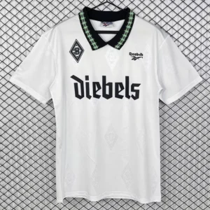 Borussia Monchengladbach 1995/96 Retro Home Jersey Fan Version - Front View | KFCOOL