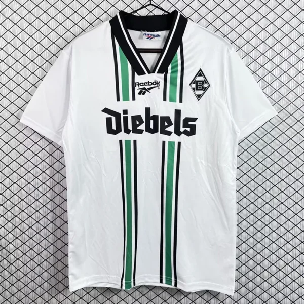 Borussia Monchengladbach 1996/97 Retro Home Jersey Fan Version - Front View | KFCOOL