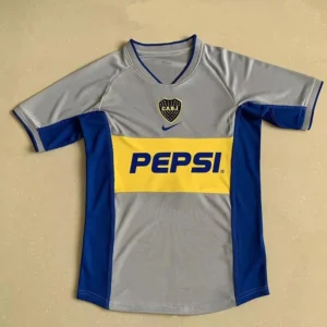 Boca Juniors 2002/03 Retro Away Jersey Fan Version - Front View | KFCOOL