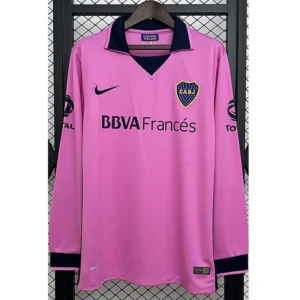 Boca Juniors 2013/14 Retro Long Sleeve Jersey Fan Version - Front View | KFCOOL