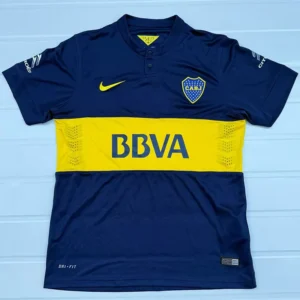 Boca Juniors 2014/15 Retro Home Jersey Fan Version - Front View | KFCOOL