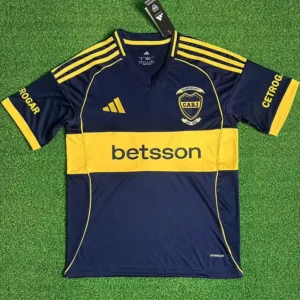 Boca Juniors 2025/26 Home Jersey Fan Version - Front View | KFCOOL