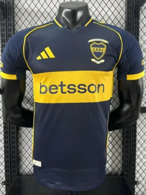 Boca Juniors 2025/26 Home Jersey Player Version - Front View | KFCOOL