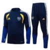 Boca Juniors 2026/27 Royal Blue Half Pull Tracksuit - Front View | KFCOOL