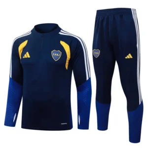 Boca Juniors 2026/27 Royal Blue Half Pull Tracksuit - Front View | KFCOOL
