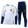 Boca Juniors 2026/27 White Half Pull Tracksuit - Front View | KFCOOL