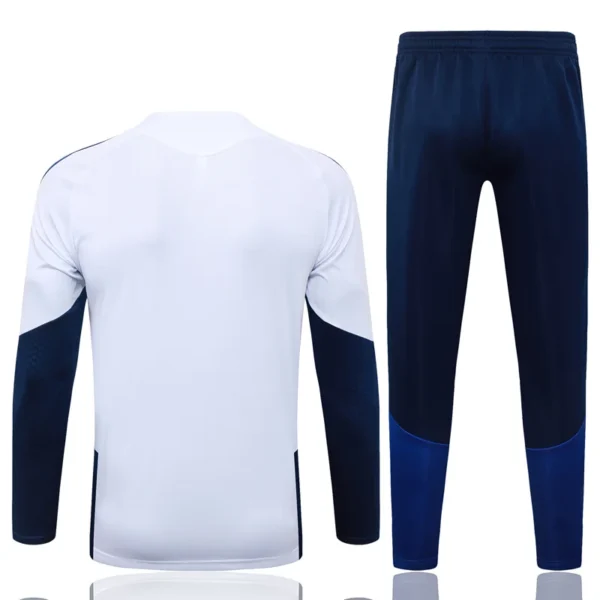 Boca Juniors 2026/27 White Half Pull Tracksuit - Back View | KFCOOL