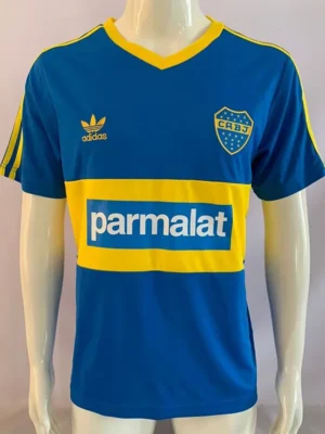 Boca Juniors 1992/93 Retro Home Jersey Fan Version - Front View | KFCOOL