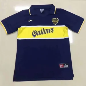 Boca Juniors 1996/97 Retro Home Jersey Fan Version - Front View | KFCOOL