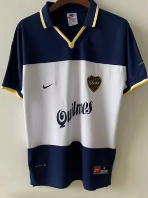 Boca Juniors 1999/00 Retro Away Jersey Fan Version - Front View | KFCOOL
