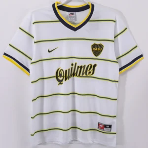 Boca Juniors 1999/00 Retro Away White Jersey Fan Version - Front View | KFCOOL