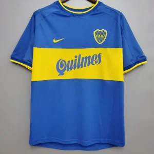 Boca Juniors 1999/00 Retro Home Jersey Fan Version - Front View | KFCOOL