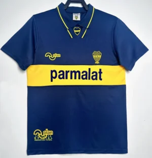 Boca Juniors 1993/95 Retro Home Jersey Fan Version - Front View | KFCOOL