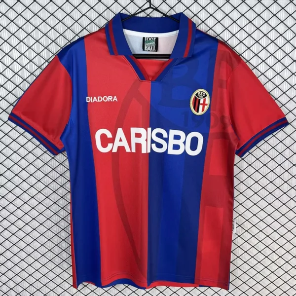 Bologna 1996/97 Retro Home Jersey Fan Version - Front View Bologna 1996/97 Retro Home Jersey Fan Version - Front View | KFCOOL