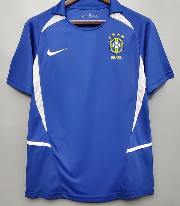 Brazil 2002/03 Retro Away Jersey Fan Version - Front View Brazil 2002/03 Retro Away Jersey Fan Version - Front View | KFCOOL