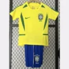 Brazil 2002/03 Retro Home Kids Kit Fan Version - Front View - KFCool – Football Jerseys & Soccer Kits Store Brazil 2002/03 Retro Home Kids Kit Fan Version - Front View | KFCOOL