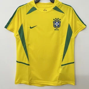 Brazil 2002/03 Retro Home Jersey Fan Version - Front View Brazil 2002/03 Retro Home Jersey Fan Version - Front View | KFCOOL