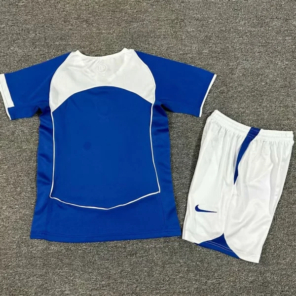 Brazil 2004/05 Retro Away Kids Kit Fan Version - Back View - KFCool – Football Jerseys & Soccer Kits Store Brazil 2004/05 Retro Away Kids Kit Fan Version - Back View | KFCOOL