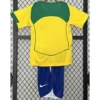 Brazil 2004/05 Retro Home Kids Kit Fan Version - Back View - KFCool – Football Jerseys & Soccer Kits Store Brazil 2004/05 Retro Home Kids Kit Fan Version - Back View | KFCOOL