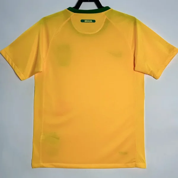 Brazil 2010/11 Retro Home Jersey Fan Version - Back View Brazil 2010/11 Retro Home Jersey Fan Version - Back View | KFCOOL
