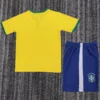 Brazil 2014/15 Retro Home Kids Kit Fan Version - Back View | KFCOOL