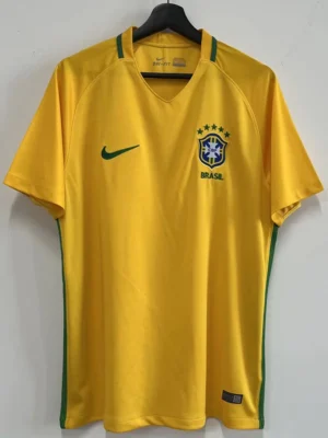 Brazil 2016/17 Home Jersey Fan Version - Front View Brazil 2016/17 Home Jersey Fan Version - Front View | KFCOOL