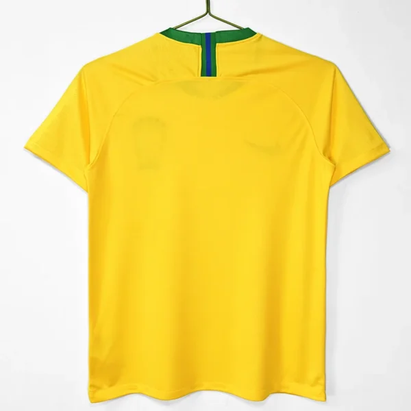 Brazil 2018/19 Home Jersey Fan Version - Back View Brazil 2018/19 Home Jersey Fan Version - Back View | KFCOOL