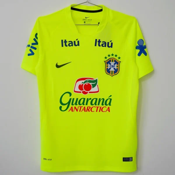 Brazil 2020/21 Training Shirt - Back View Brazil 2020/21 Training Shirt - Back View | KFCOOL