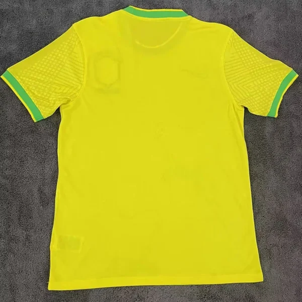 Brazil 2022/23 Yellow Special Edition Jersey Fan Version - Back View | KFCOOL