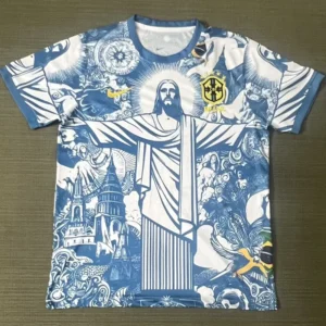 Brazil 2025/26 Blue Special Edition Jersey Fan Version - Front View Brazil 2025/26 Blue Special Edition Jersey Fan Version - Front View | KFCOOL