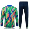 Brazil 2025/26 Green Half Pull Tracksuit - Back View | KFCOOL