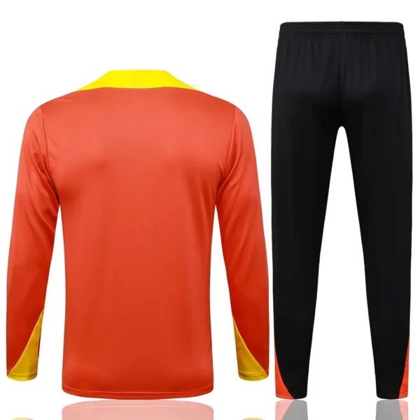 Brazil 2025/26 Orange Half Pull Tracksuit - Back View - KFCool – Football Jerseys & Soccer Kits Store Brazil 2025/26 Orange Half Pull Tracksuit - Back View | KFCOOL