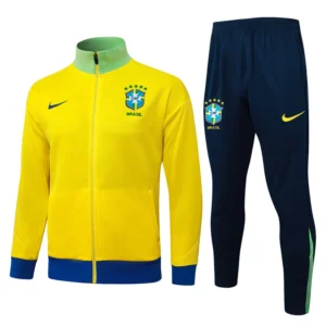 Brazil 2025/26 Jacket Tracksuit - Front View Brazil 2025/26 Jacket Tracksuit - Front View | KFCOOL