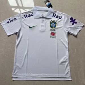 Brazil 2025/26 Polo Shirt - Front View Brazil 2025/26 Polo Shirt - Front View | KFCOOL