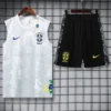 Brazil 2025/26 Sleeveless Shorts - Front View | KFCOOL