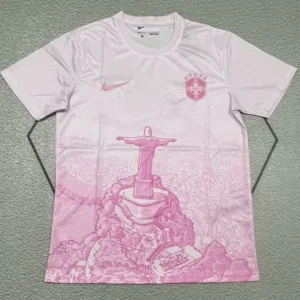 Brazil 2025/26 Pink Special Edition Training Shirt - Front View | KFCOOL