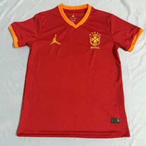 Brazil 2025/26 Red Special Edition Training Shirt - Front View | KFCOOL
