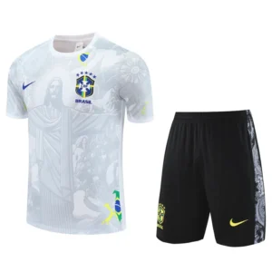 Brazil 2025/26 Training Short Suit - Front View | KFCOOL