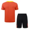 Brazil 2025/26 Orange Training Short Suit - Back View Brazil 2025/26 Orange Training Short Suit - Back View | KFCOOL