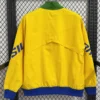 Brazil 2025/26 Yellow Windbreaker - Back View | KFCOOL