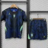 Brazil 2026/27 Away Kids Kit Fan Version - Front View | KFCOOL