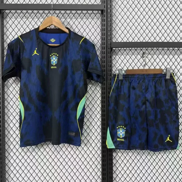 Brazil 2026/27 Away Kids Kit Fan Version - Front View | KFCOOL