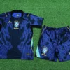 Brazil 2026/27 Away Kids Kit Player Version - Back View | KFCOOL