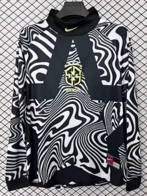 Brazil 2026/27 Goalkeeper Special Edition Long Sleeve Jersey Fan Version - Front View | KFCOOL